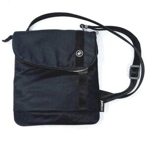 Pacsafe SlingSafe 100 Anti-Theft Travel Bag Black Crossbody Purse Adjustable